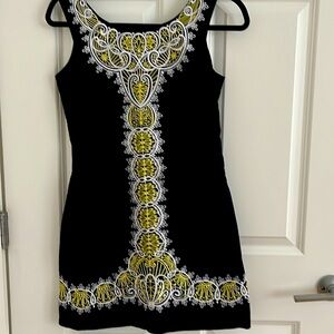 Lilly Pulitzer sleeveless navy dress size 2